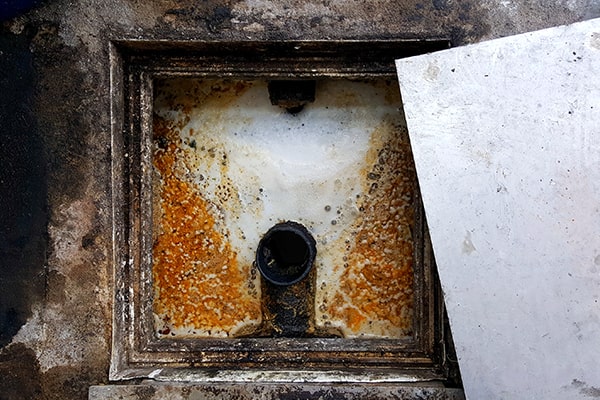 grease trap cleaning involves pumping out the accumulated grease, oils, and solids from the trap and disposing of them properly